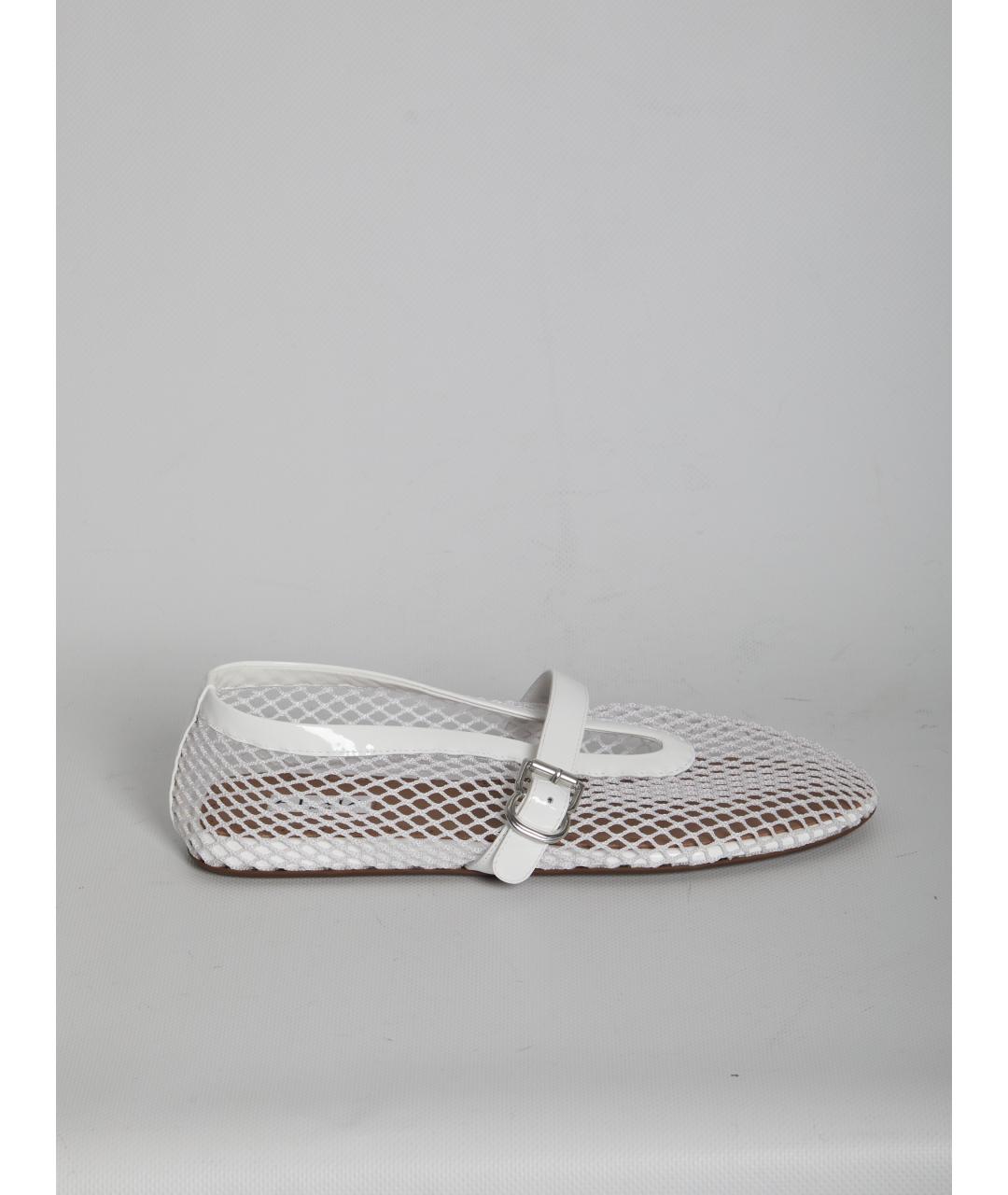 ALAIA Белые текстильные балетки, фото 6