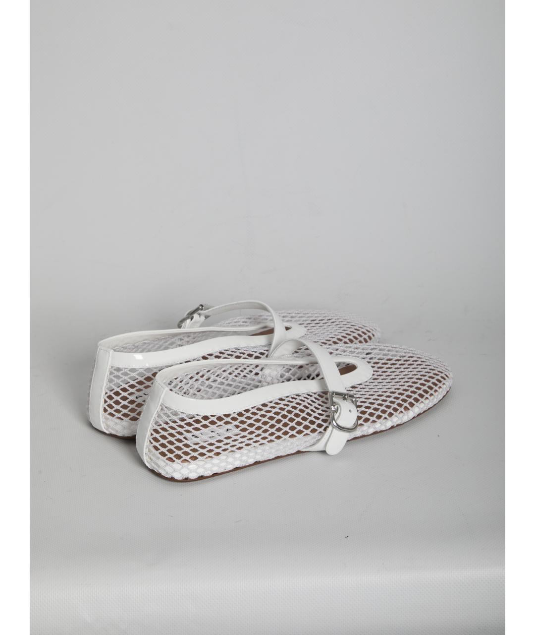 ALAIA Белые текстильные балетки, фото 3