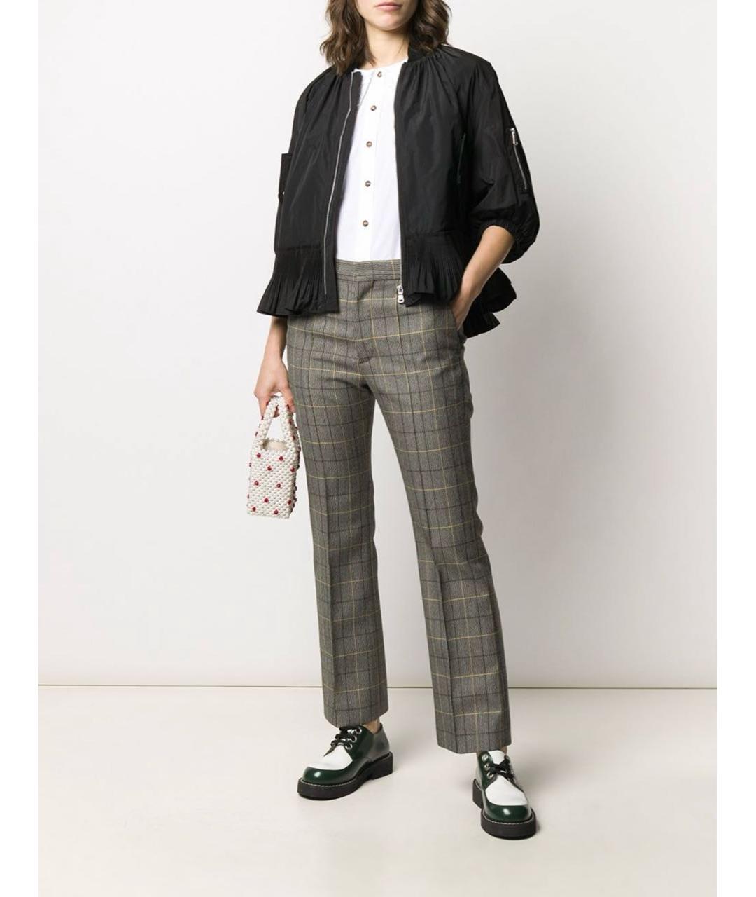 RED VALENTINO Черная полиэстеровая куртка, фото 3