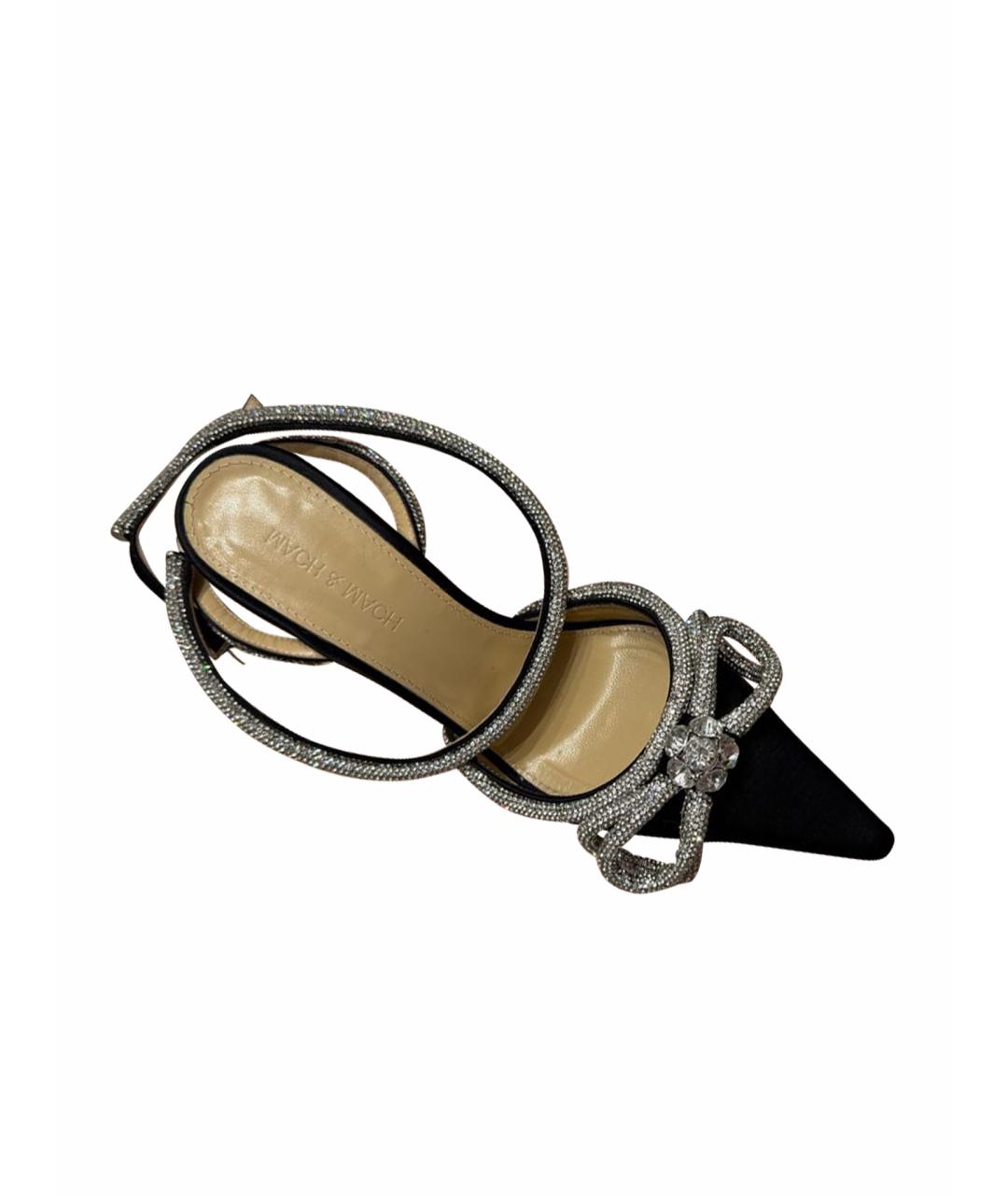 MACH&MACH Черные текстильные туфли, фото 1