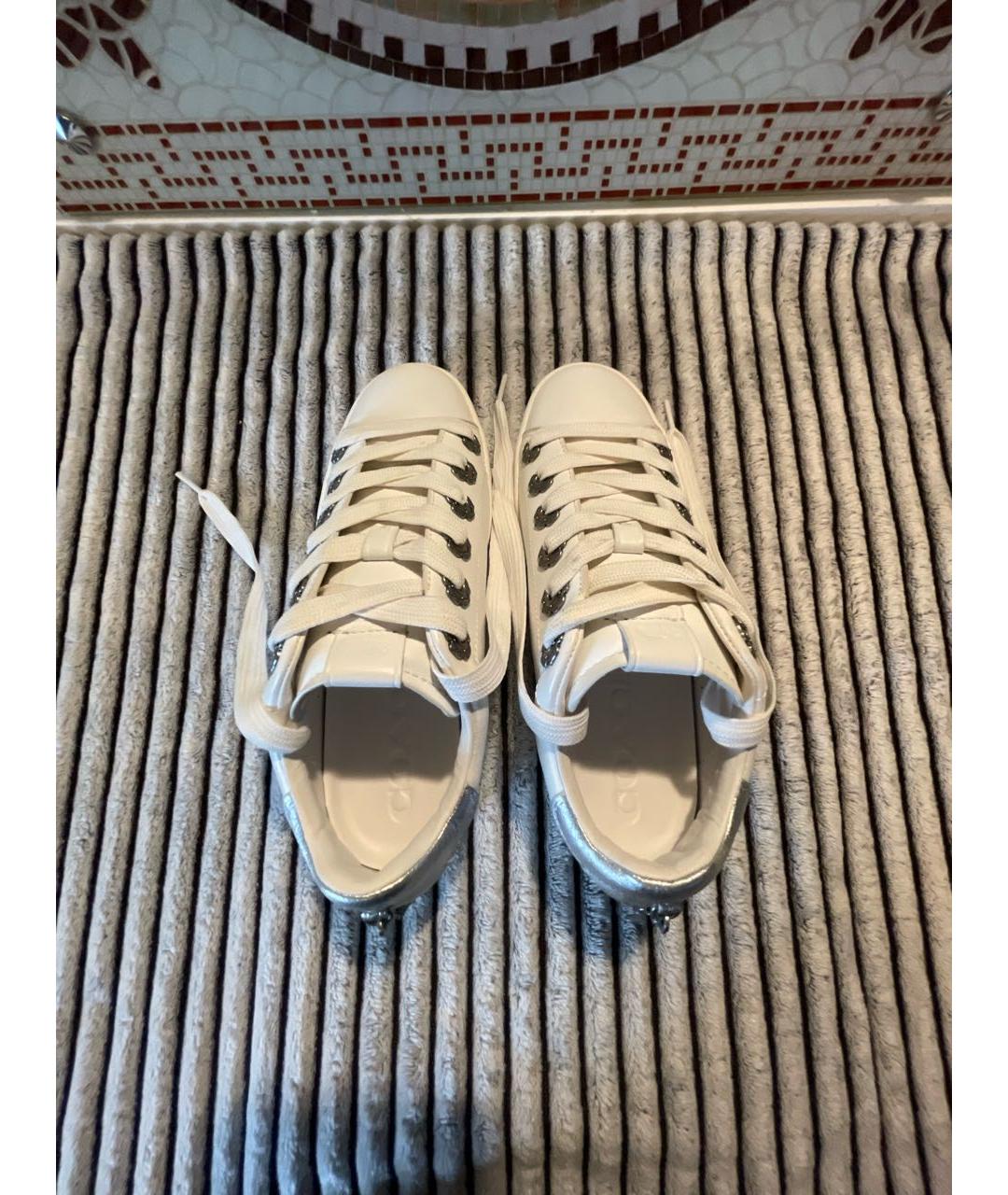 COACH Белые кожаные кеды, фото 3