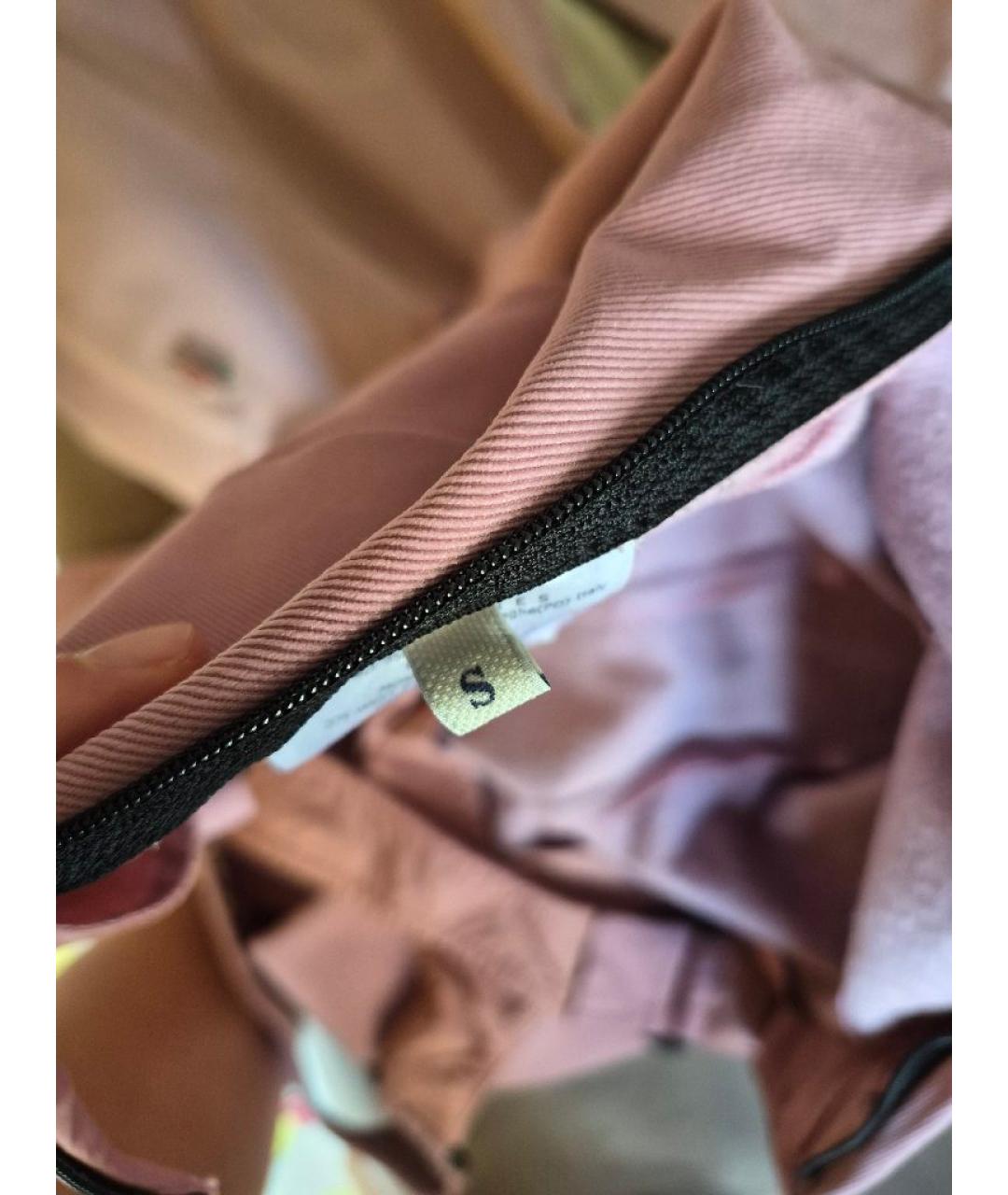 MONCLER GRENOBLE Розовый полиамидовый комбинезон, фото 5