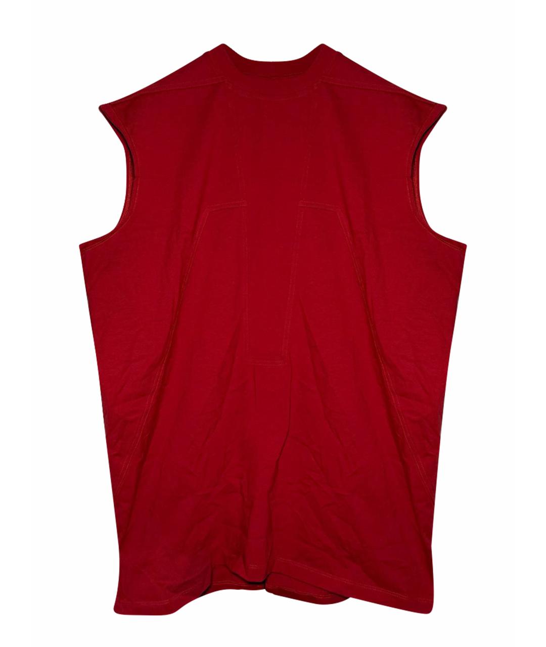 RICK OWENS Красная майка, фото 1