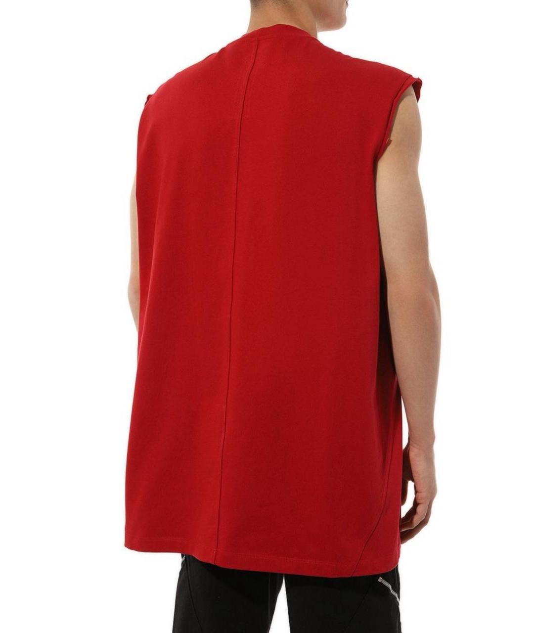 RICK OWENS Красная майка, фото 7