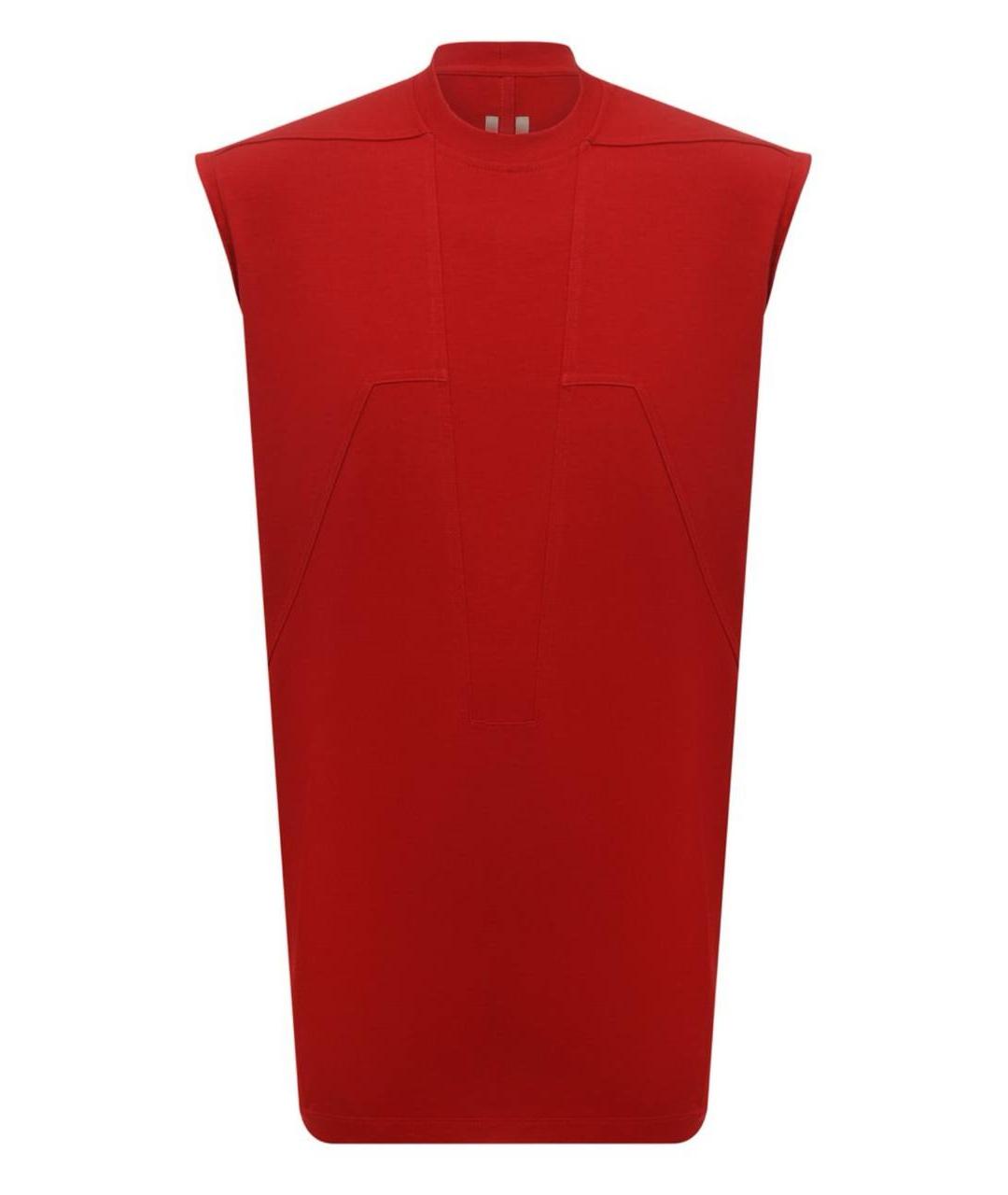 RICK OWENS Красная майка, фото 4