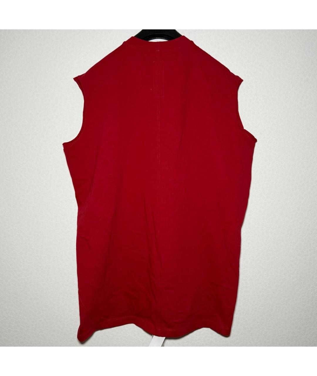 RICK OWENS Красная майка, фото 3