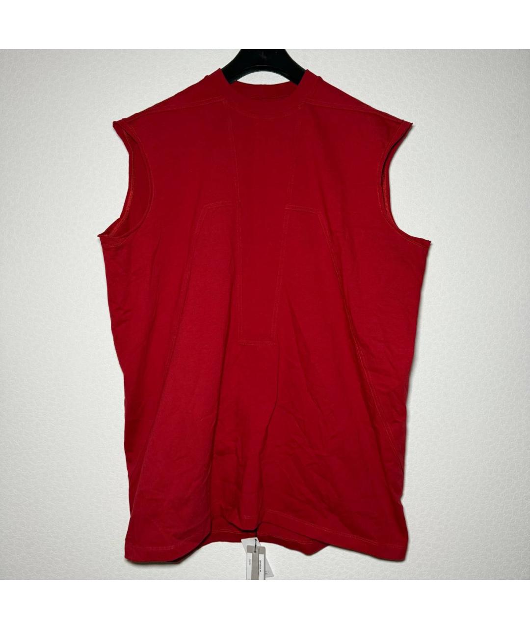 RICK OWENS Красная майка, фото 10