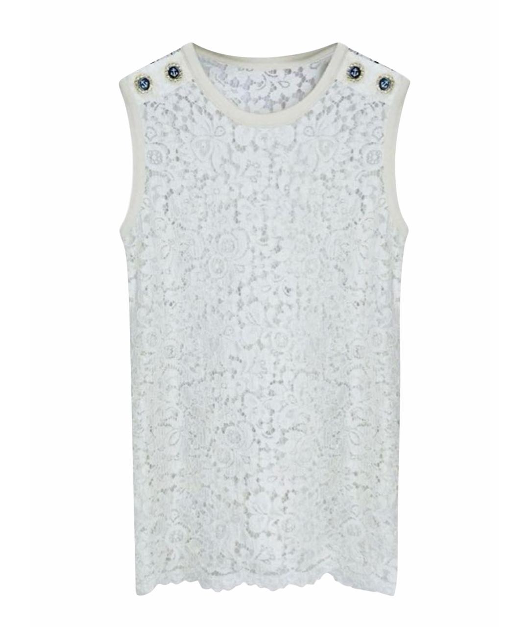 DOLCE&GABBANA Белая вискозная блузы, фото 1