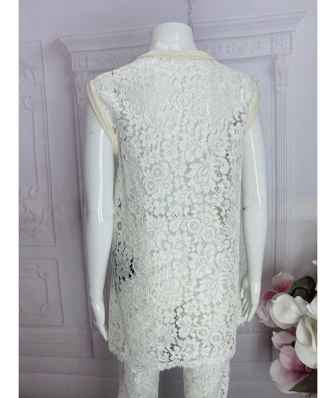 DOLCE&GABBANA Белая вискозная блузы, фото 7