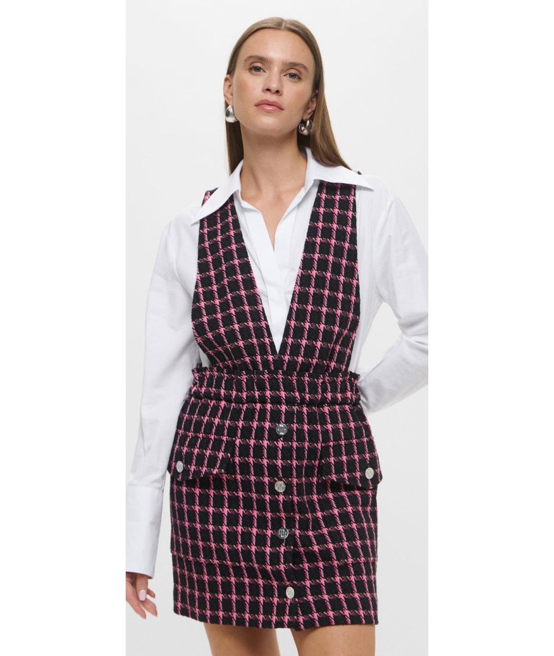 MAJE Антрацитовый шерстяной сарафан, фото 3