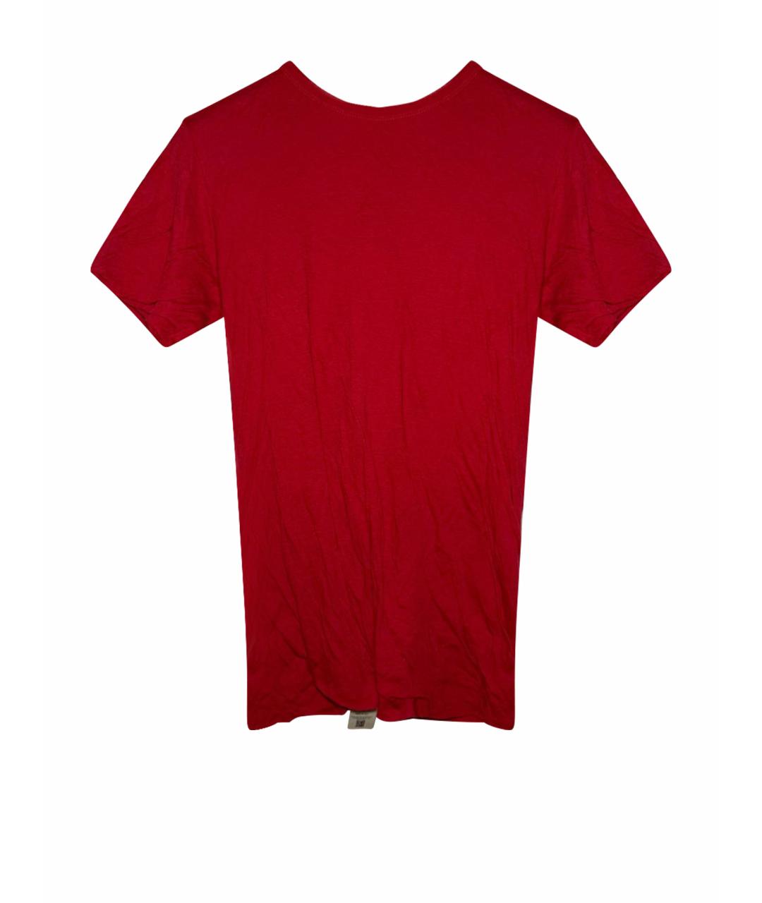 RICK OWENS Красная футболка, фото 1