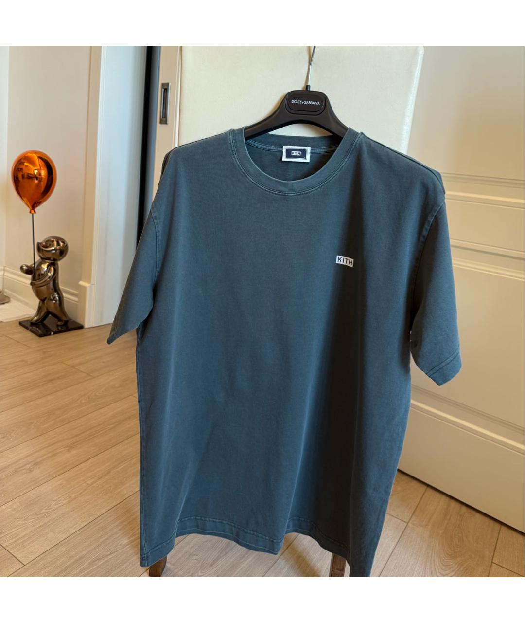 KITH Зеленая хлопковая футболка, фото 5