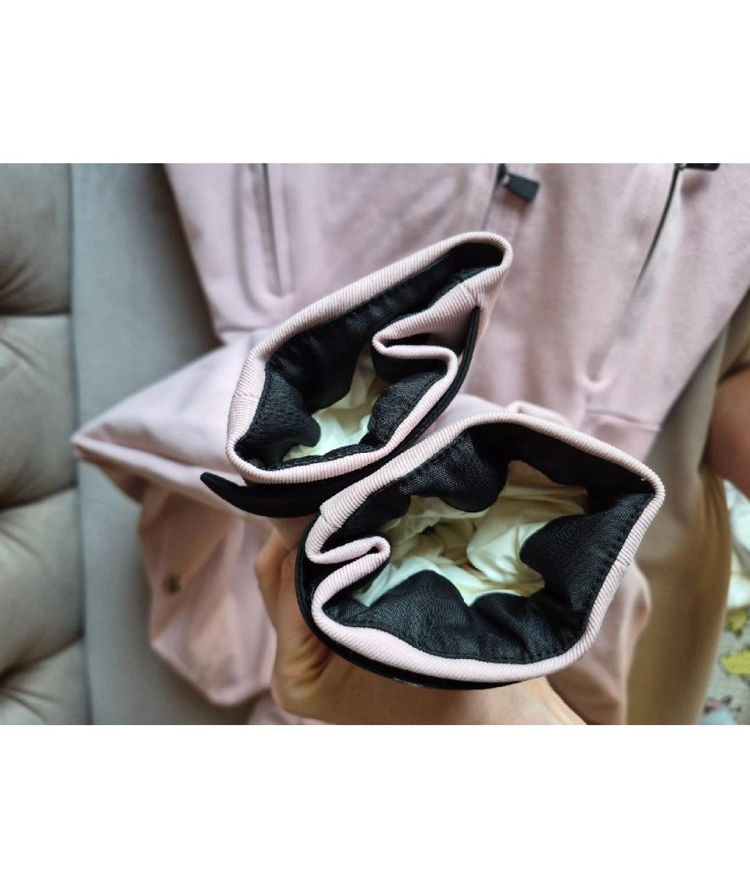 MONCLER GRENOBLE Розовая полиамидовая куртка, фото 9