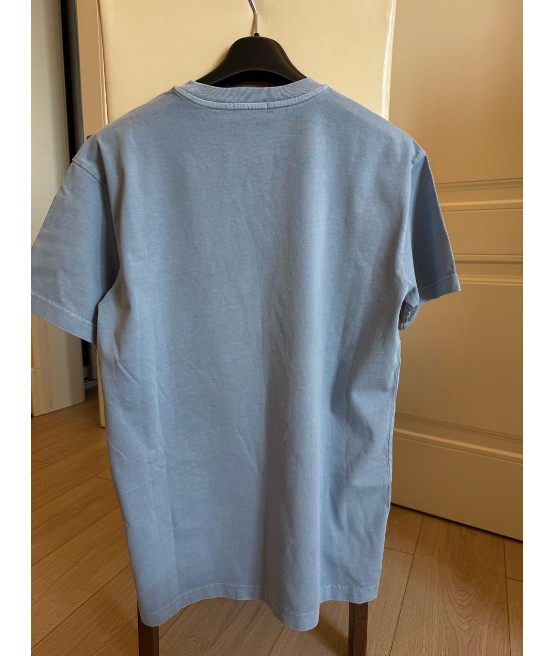 KITH Голубая хлопковая футболка, фото 2