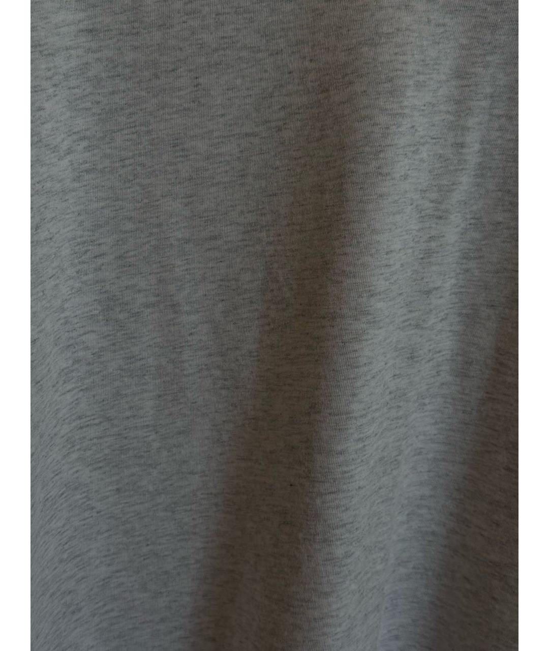 KITH Серая хлопковая футболка, фото 4