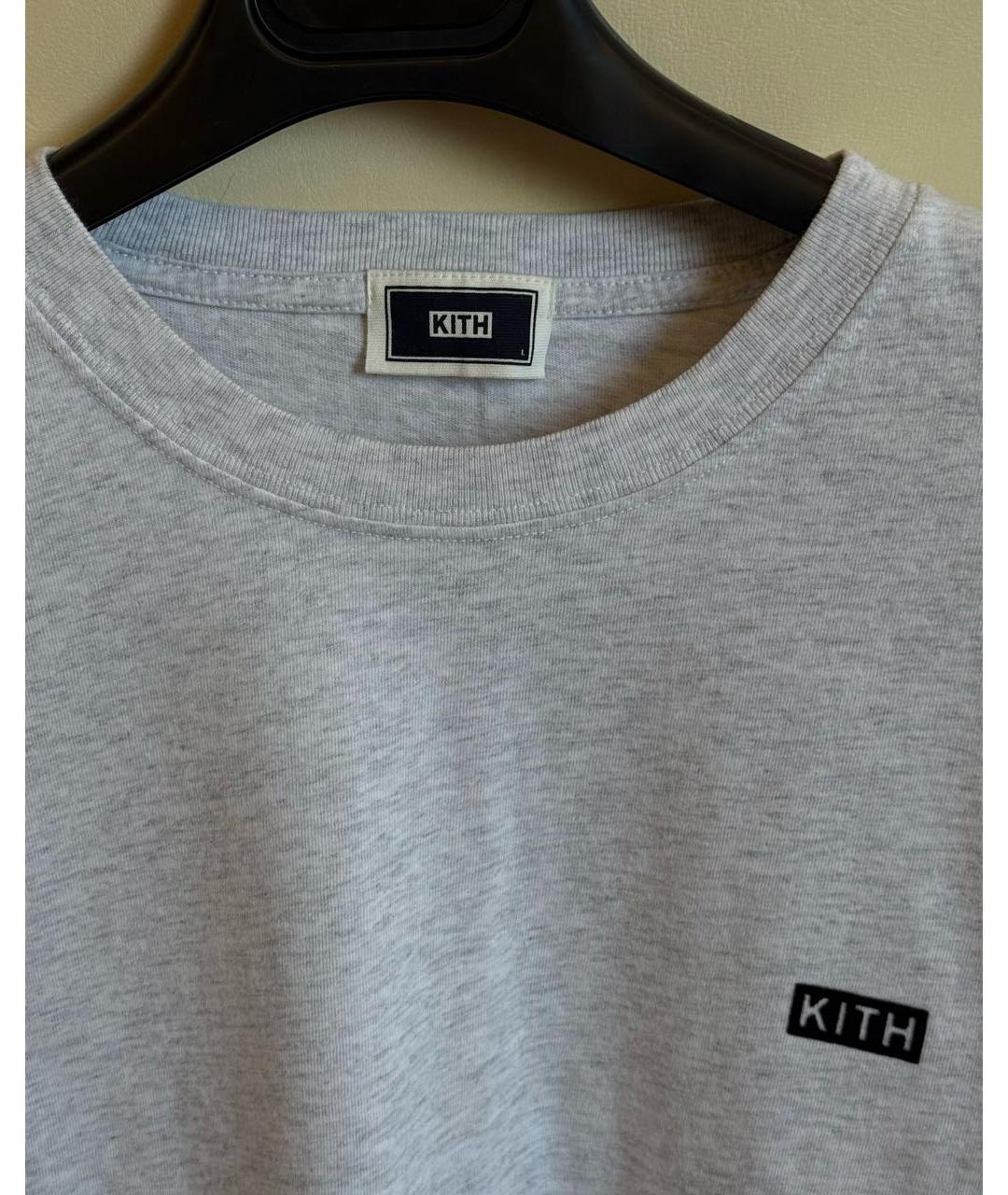 KITH Серая хлопковая футболка, фото 3