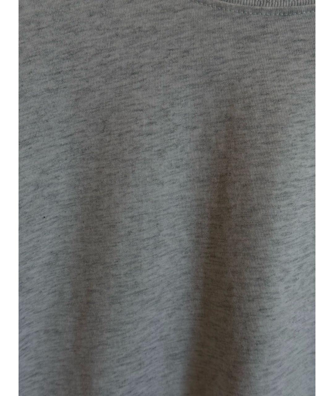 KITH Серая хлопковая футболка, фото 4