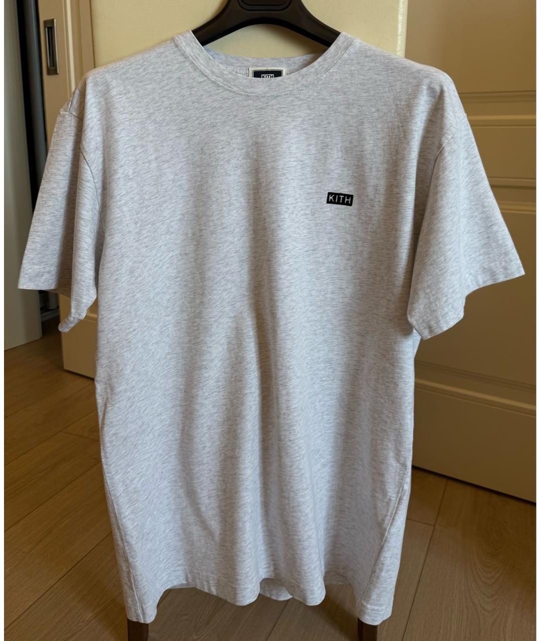 KITH Серая хлопковая футболка, фото 5