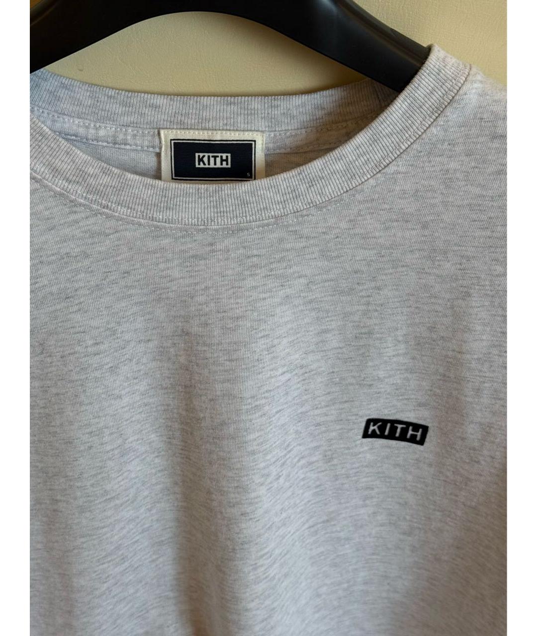 KITH Серая хлопковая футболка, фото 3
