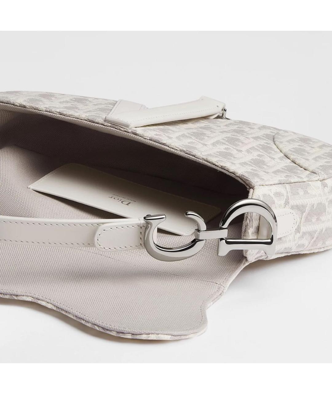 CHRISTIAN DIOR Серая сумка через плечо, фото 4