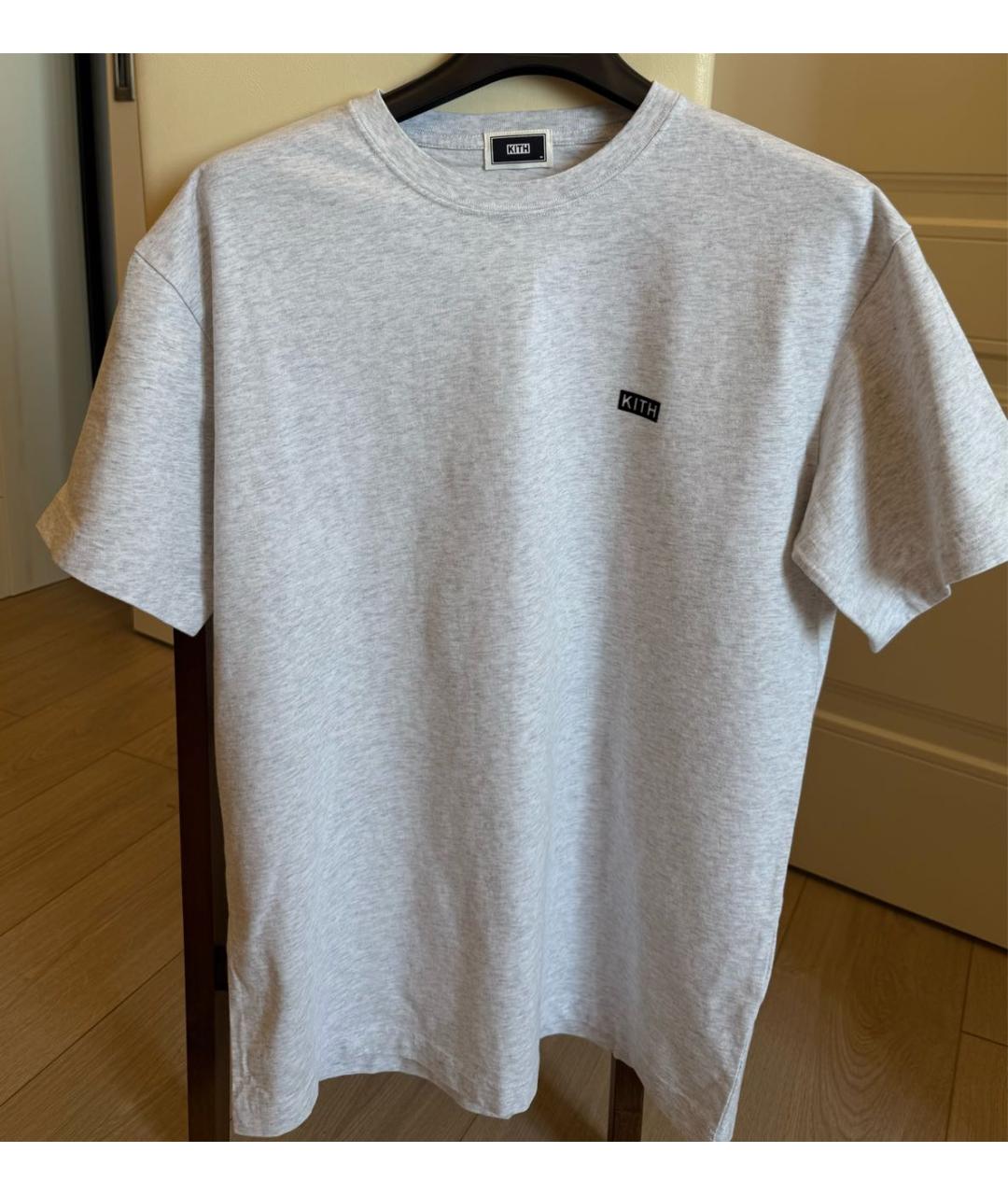 KITH Серая хлопковая футболка, фото 5