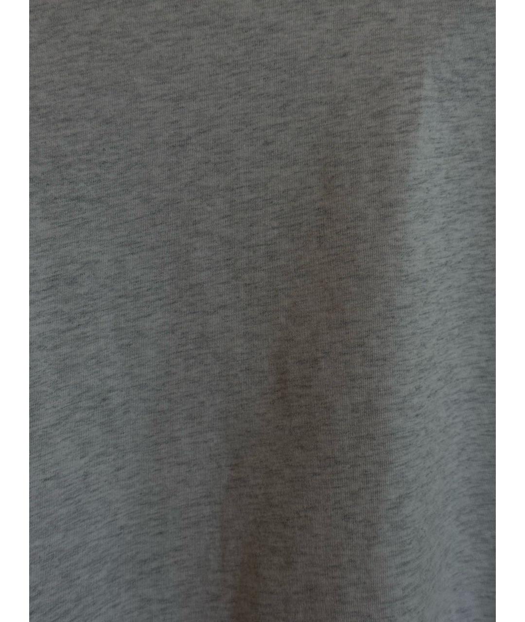 KITH Серая хлопковая футболка, фото 4