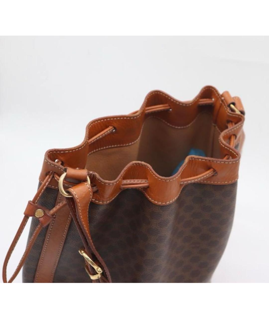 CELINE Коричневая сумка через плечо, фото 7