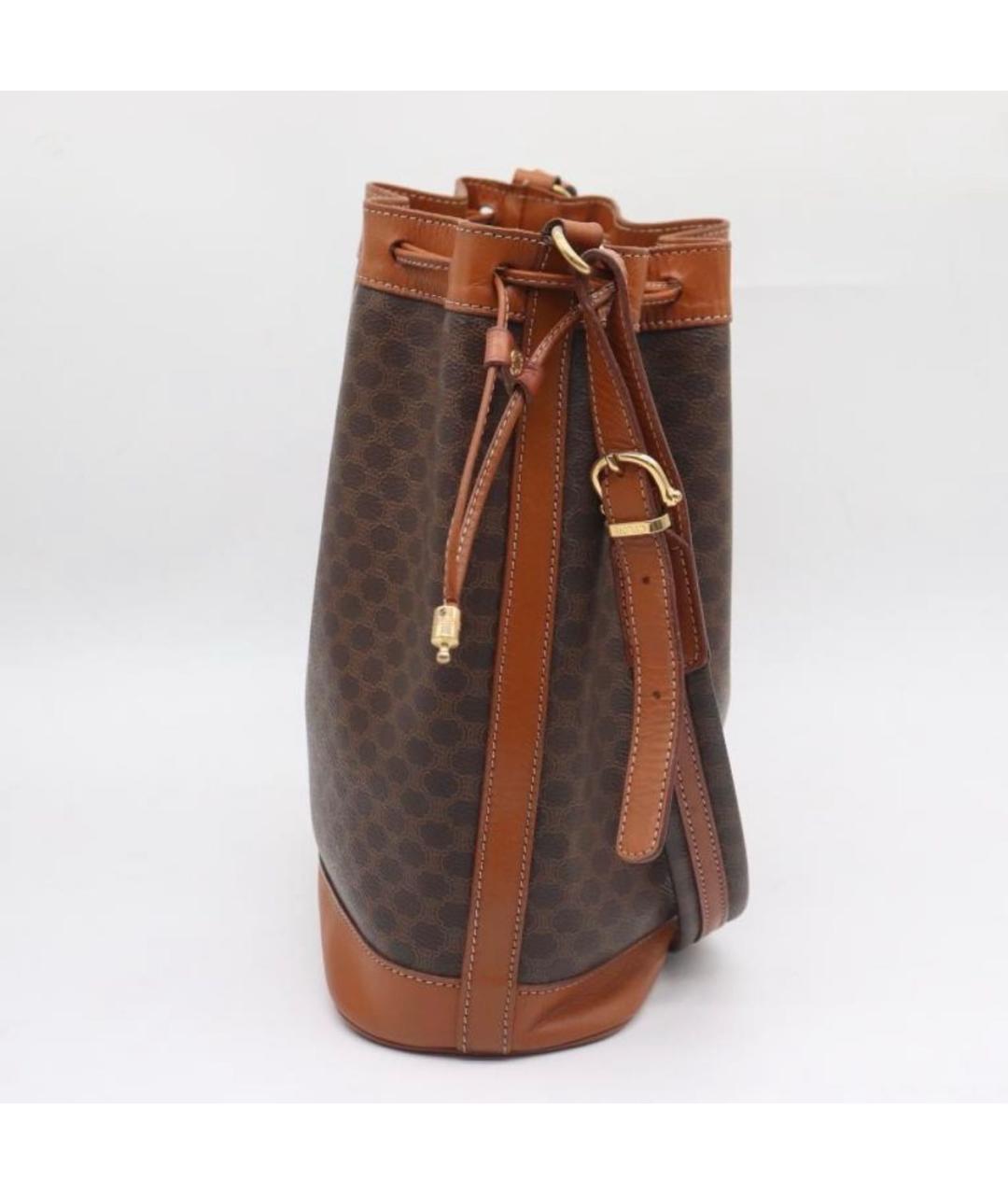 CELINE Коричневая сумка через плечо, фото 4