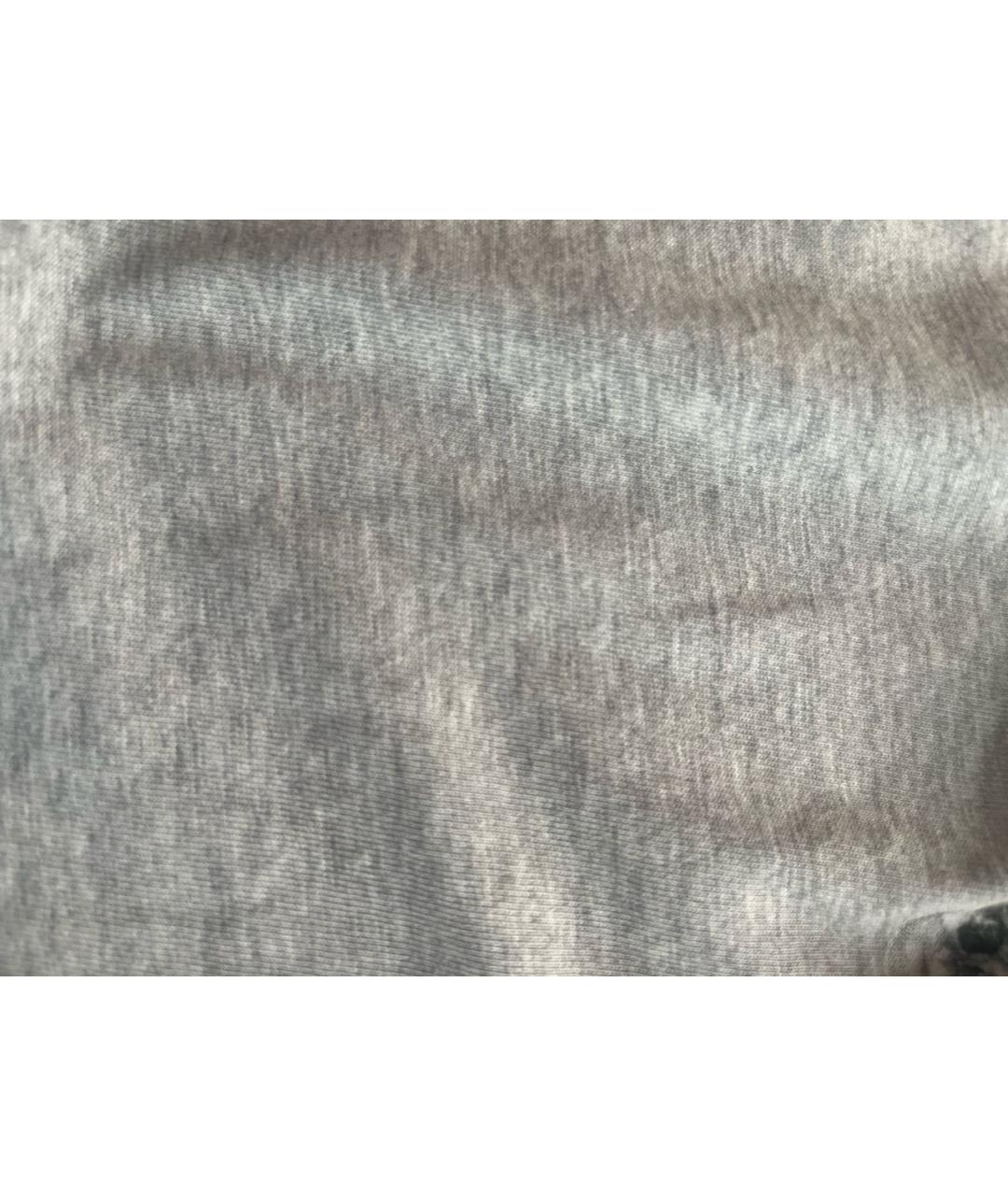 PHILIPP PLEIN Серая хлопковая футболка, фото 4