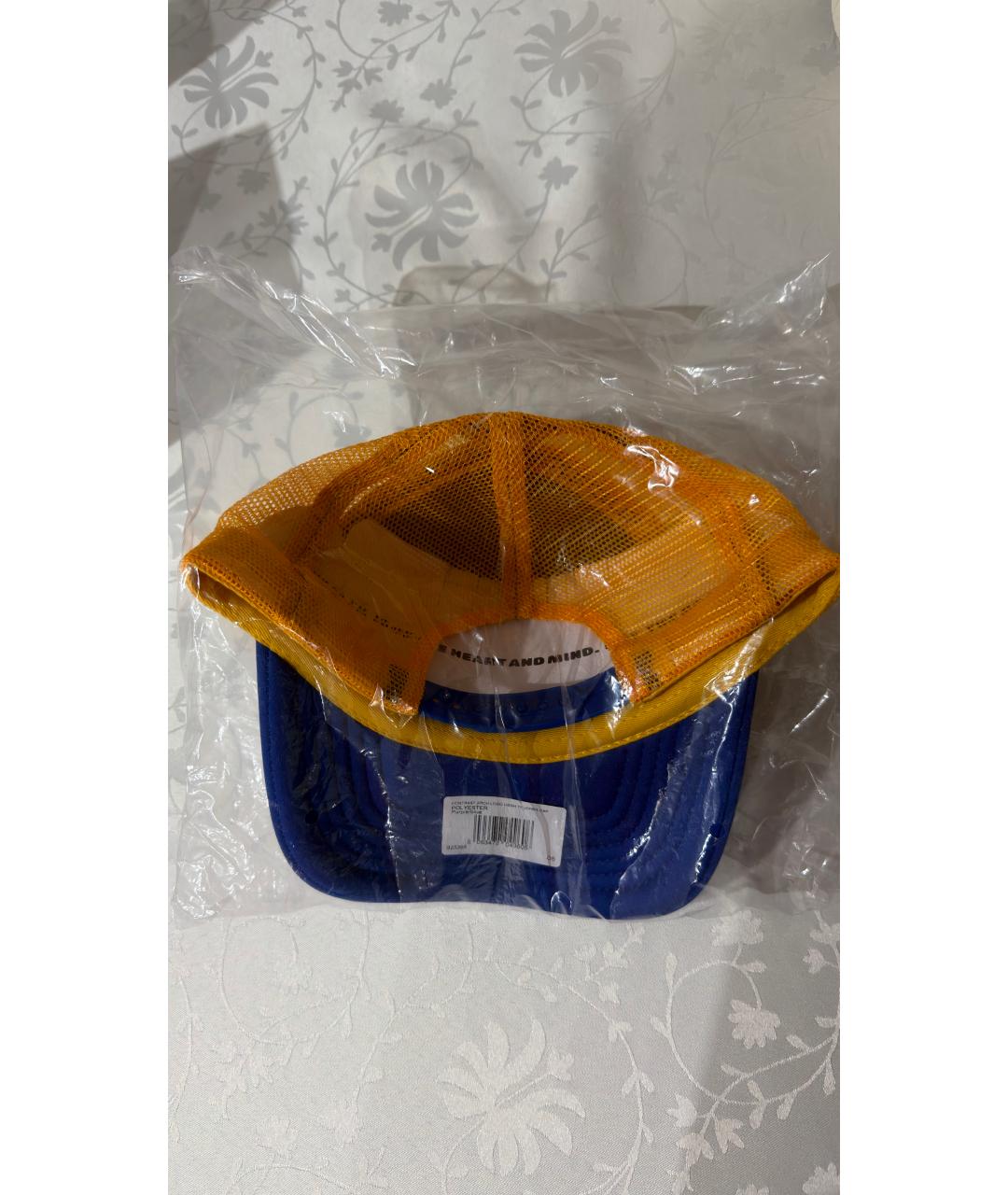 BILLIONAIRE BOYS CLUB Горчичная синтетическая кепка/бейсболка, фото 3