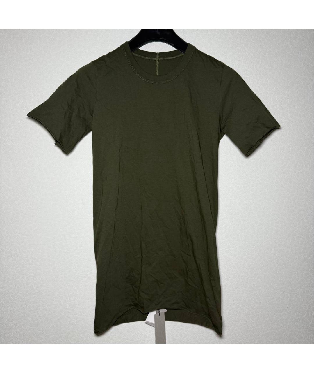 RICK OWENS Зеленая футболка, фото 9