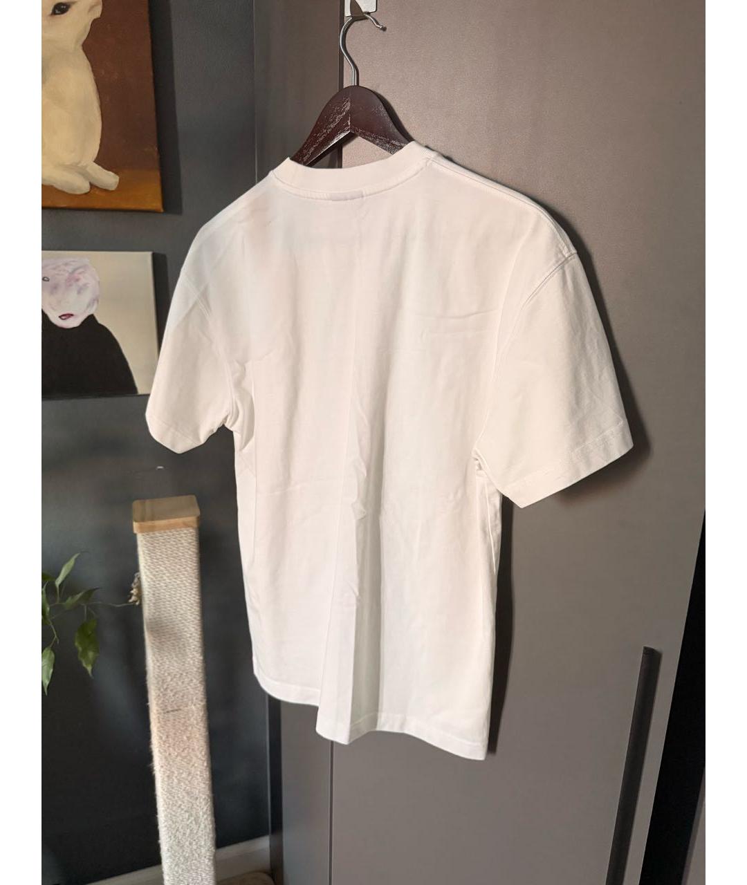 JACQUEMUS Белая хлопковая футболка, фото 2