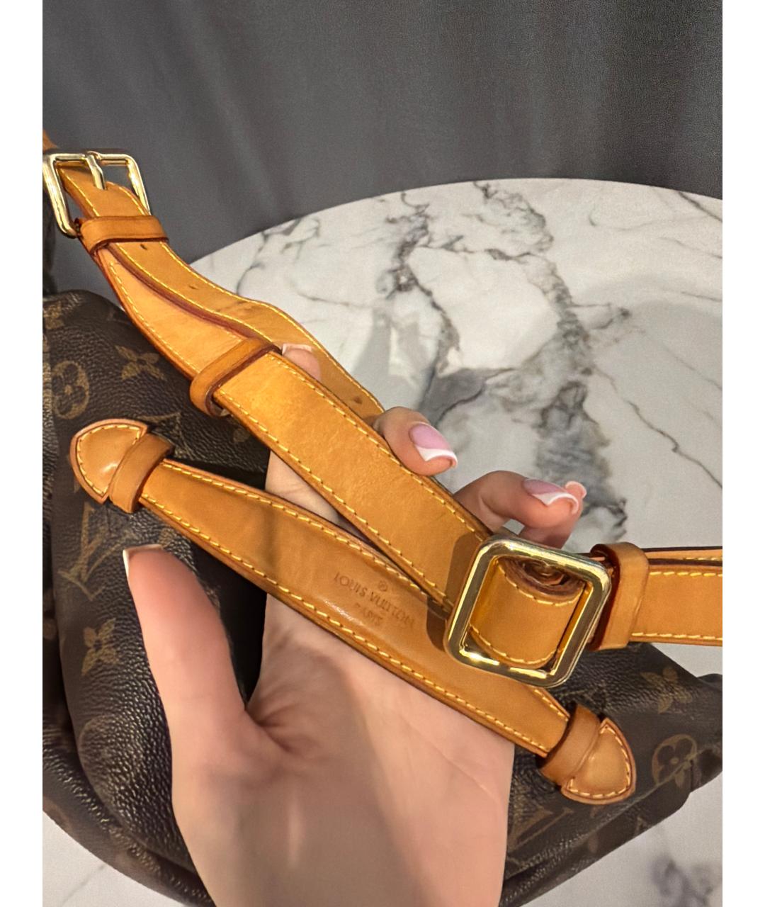 LOUIS VUITTON Коричневая поясная сумка, фото 5