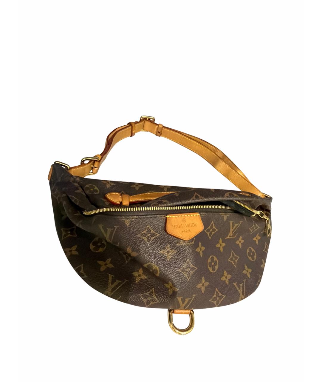 LOUIS VUITTON Коричневая поясная сумка, фото 1