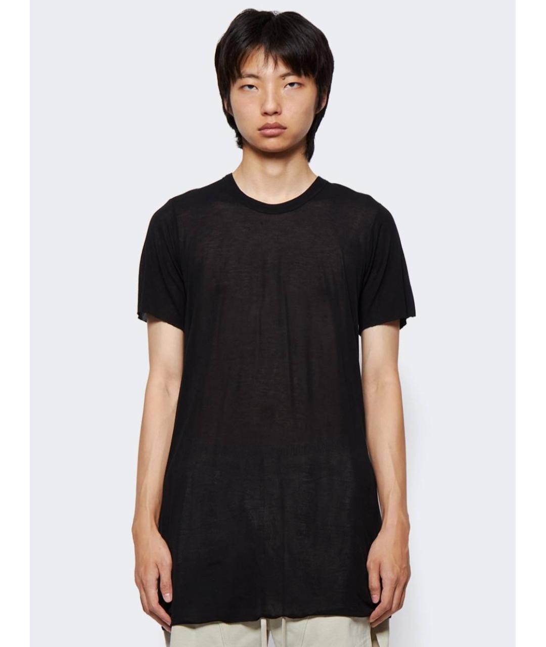 RICK OWENS Коричневая футболка, фото 2