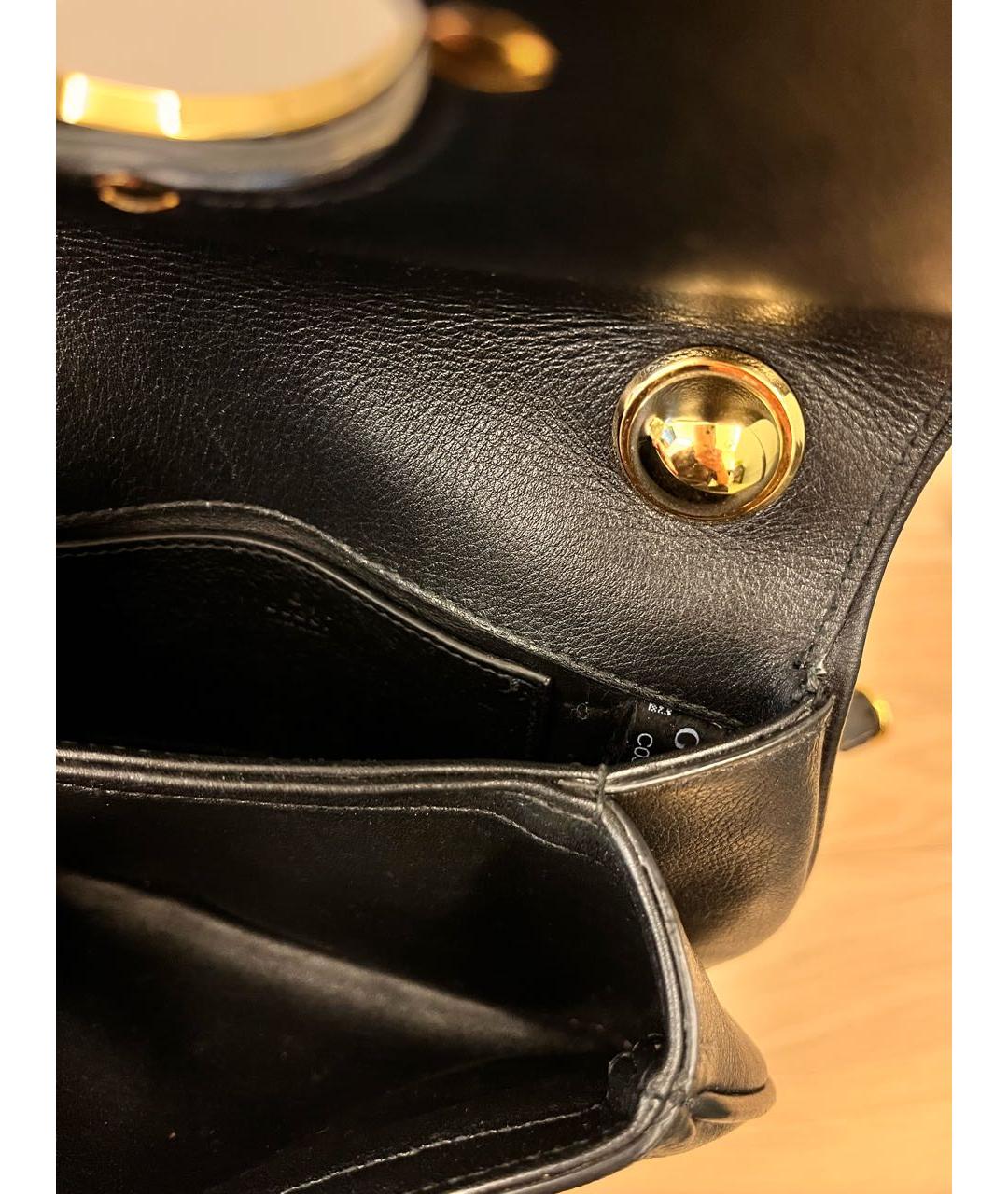 GUCCI Черная кожаная сумка через плечо, фото 6