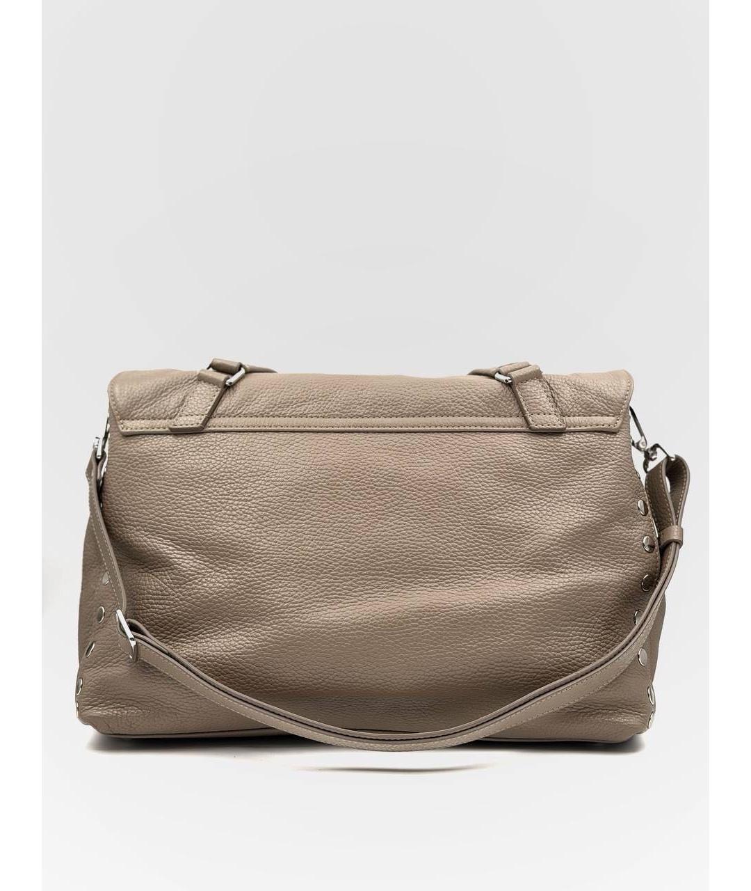 ZANELLATO Бежевая кожаная сумка через плечо, фото 3