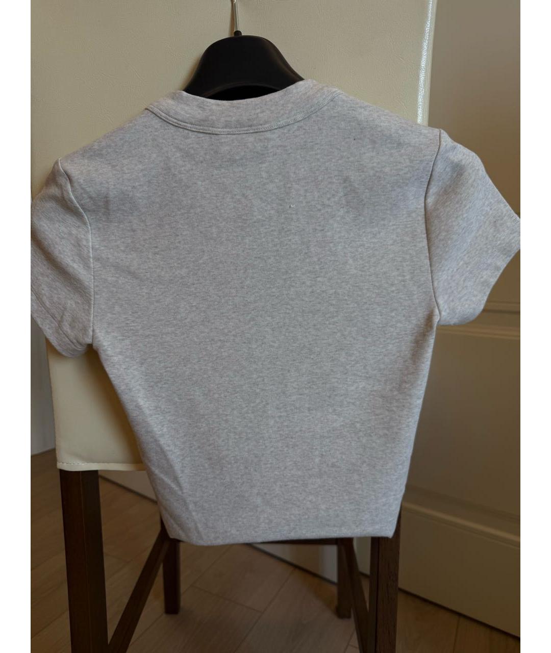 KITH Бежевая хлопко-эластановая футболка, фото 2