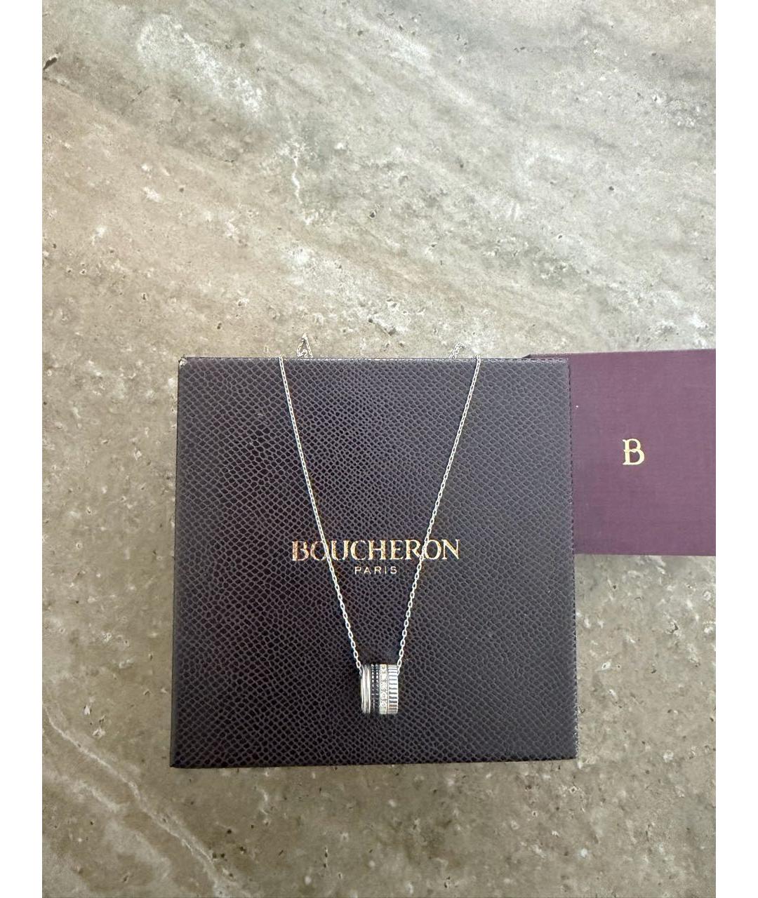 BOUCHERON Белая подвеска из белого золота, фото 2