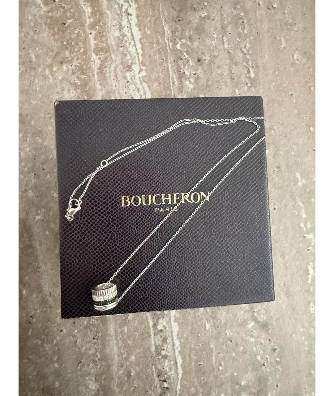 BOUCHERON Белая подвеска из белого золота, фото 3