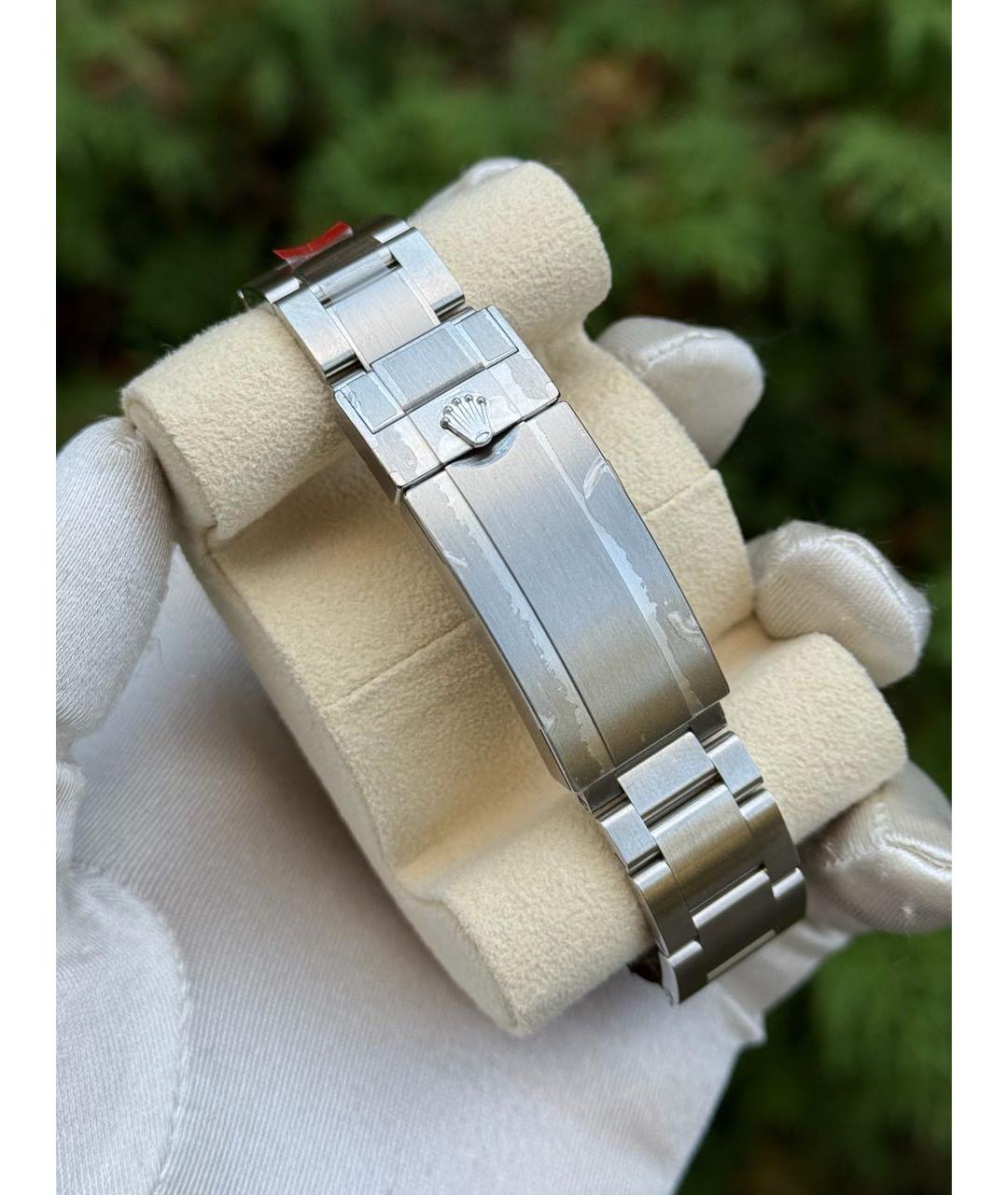 ROLEX Черные стальные часы, фото 4