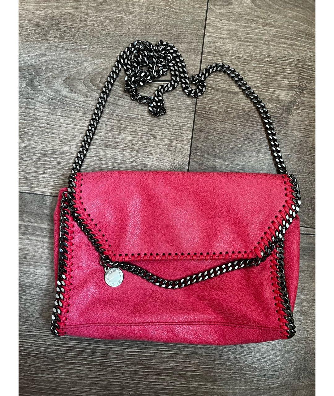 STELLA MCCARTNEY Розовая сумка через плечо из искусственной кожи, фото 4