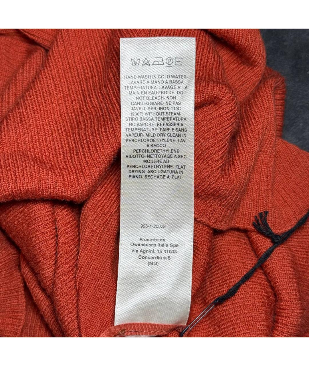 RICK OWENS Оранжевый джемпер / свитер, фото 8