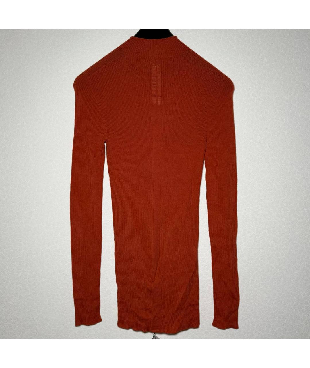 RICK OWENS Оранжевый джемпер / свитер, фото 3
