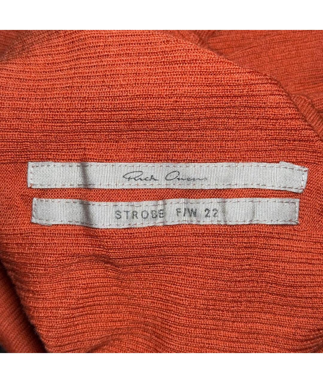 RICK OWENS Оранжевый джемпер / свитер, фото 6