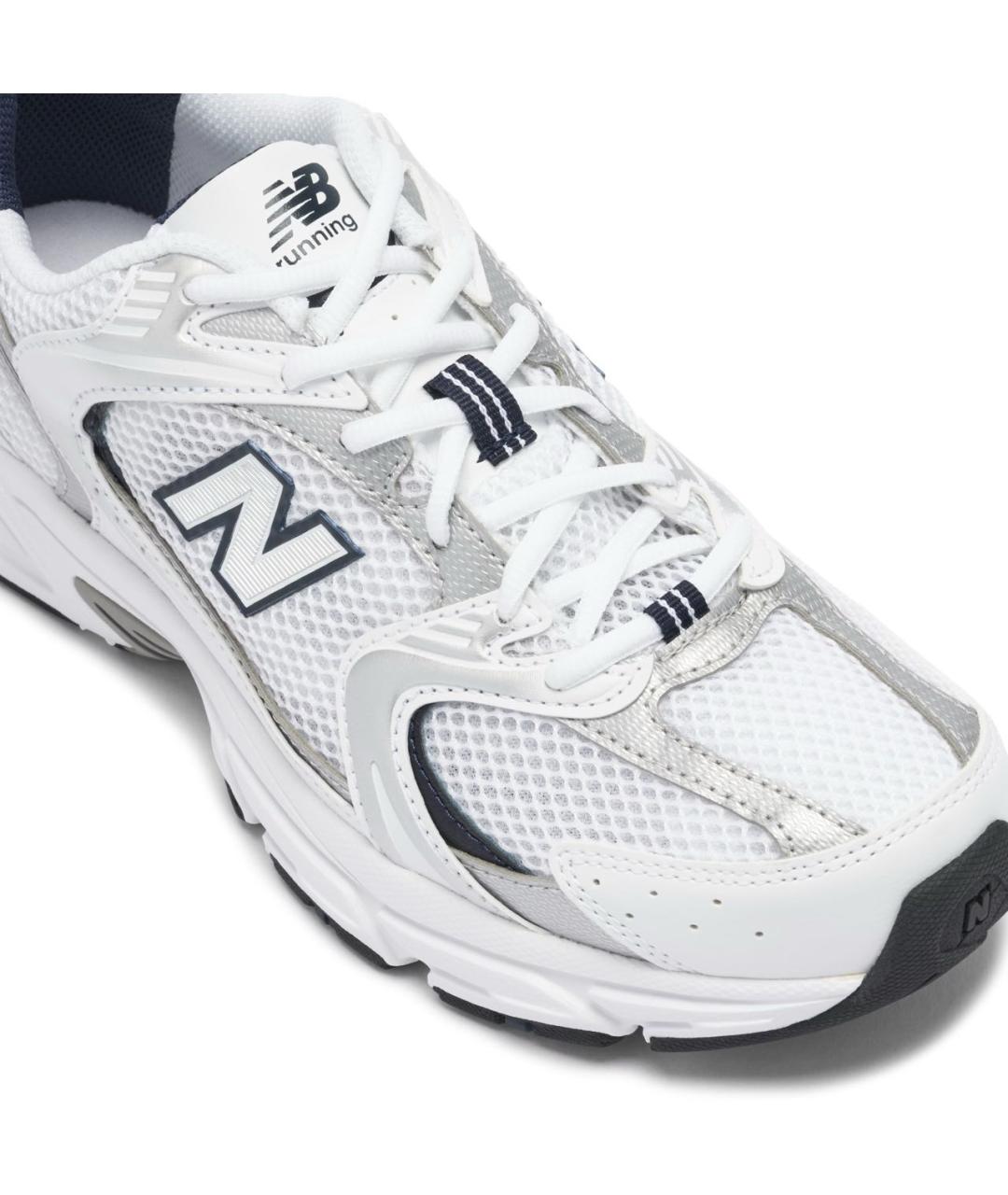 NEW BALANCE Белые текстильные кроссовки, фото 7