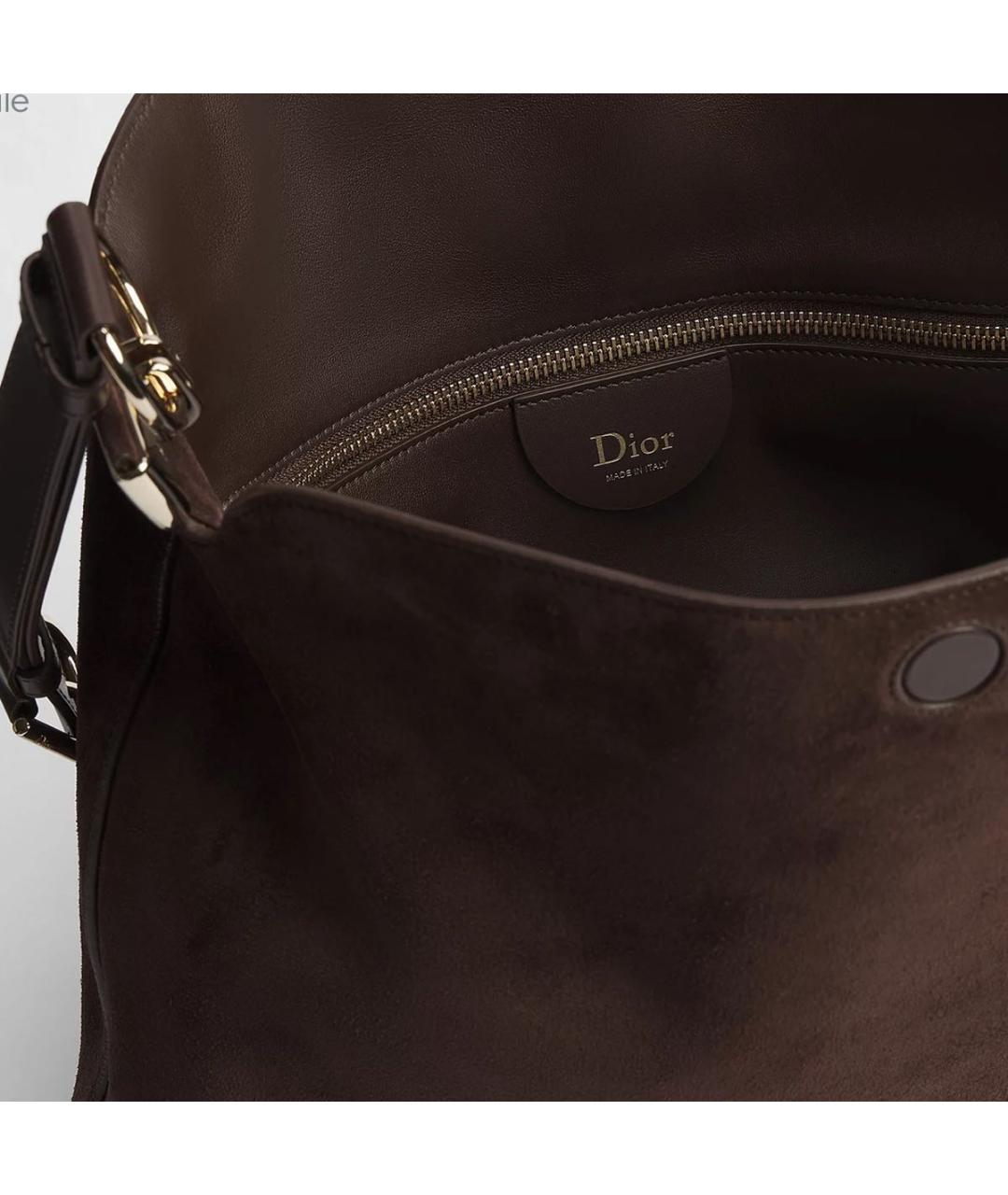 CHRISTIAN DIOR Коричневая сумка тоут, фото 3