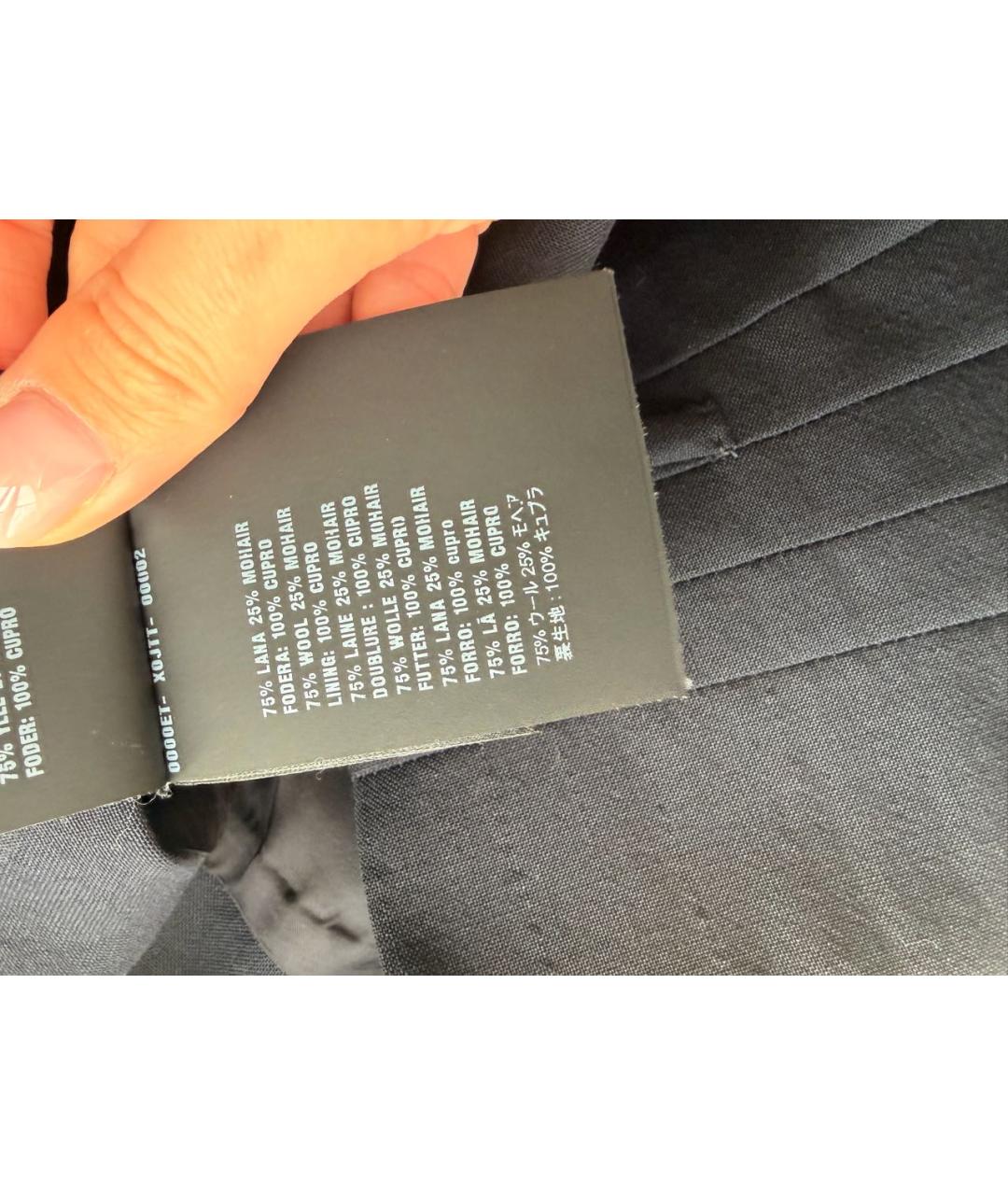 PRADA Темно-синие шерстяные шорты, фото 8