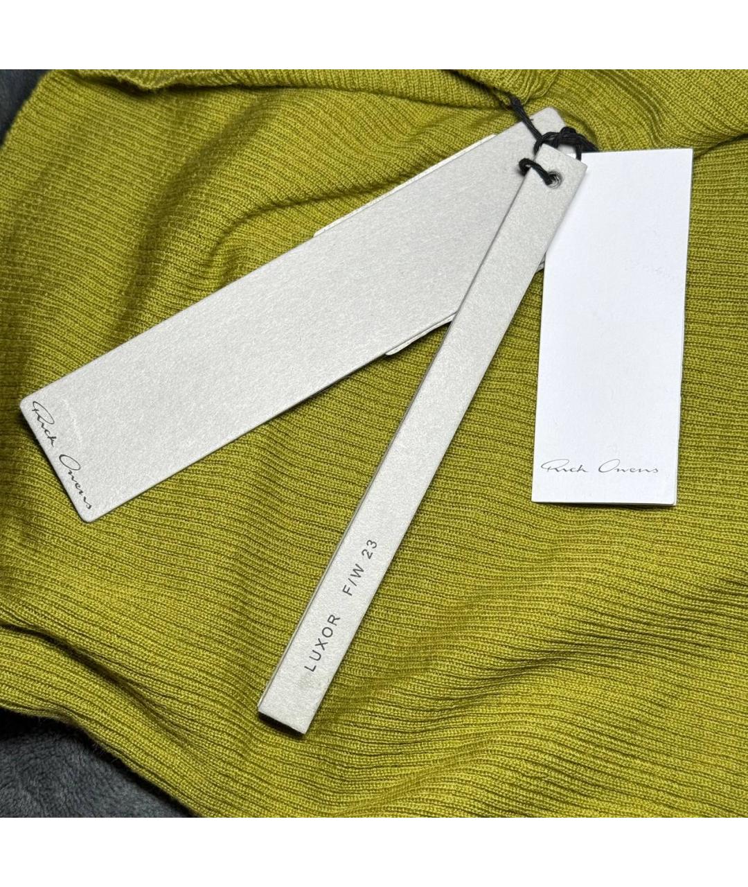 RICK OWENS Зеленый джемпер / свитер, фото 4