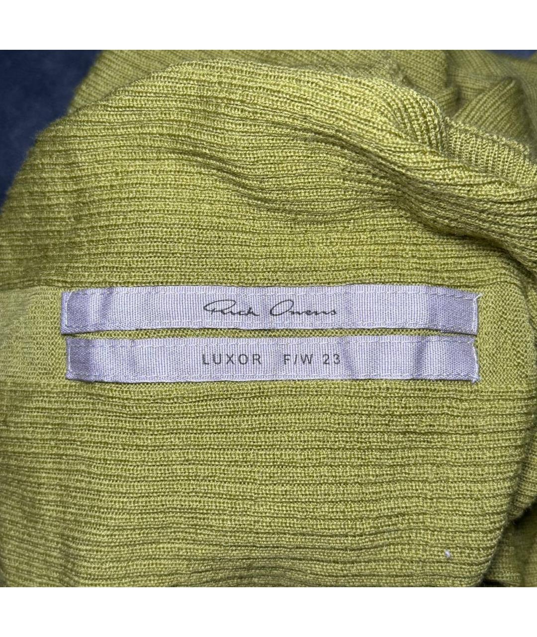 RICK OWENS Зеленый джемпер / свитер, фото 6